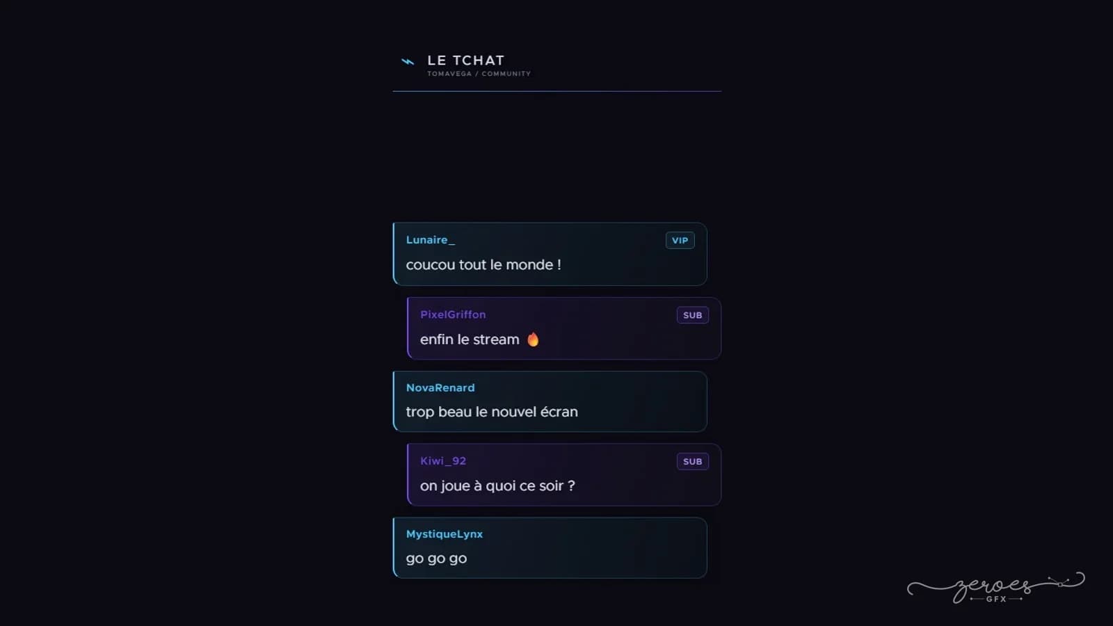 Tchat communautaire